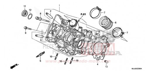 ZYLINDERKOPF NC750SE de 2014